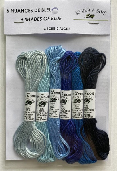 Au Ver à Soie~ Soie D'alger specialty pack (6 pieces each pack) - Wish I  Were Stitching