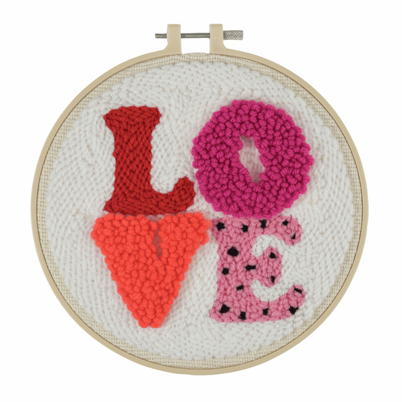 Love Punch Needle Kit By Trimits