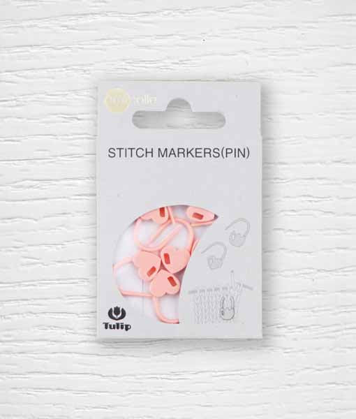 Tulip Locking Stitch Markers Heart 1 Pink