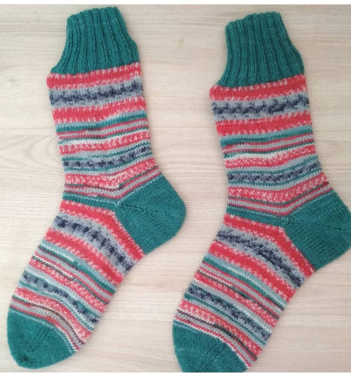 Intermediate Knitting Class: Knit a Pair of Socks using German Short Row