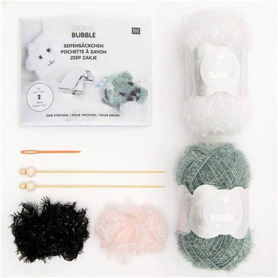 Rico Knitting Kit - Creative Bubble Bath Soap Pouch