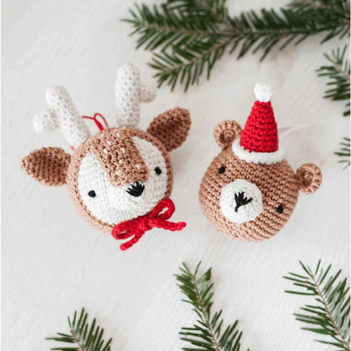 Anchor Crochet Kit Amigurumi Christmas Reindeer & Teddy