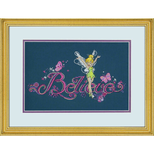 Dimensions Counted Cross Stitch Kit -Tinker Bell Believe