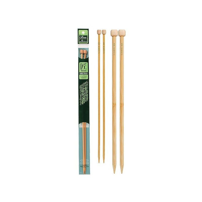 Clover Takumi Bamboo Knitting Needles 23cm