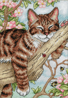 Dimensions The Gold Collection Counted Cross Stitch Kit - Napping